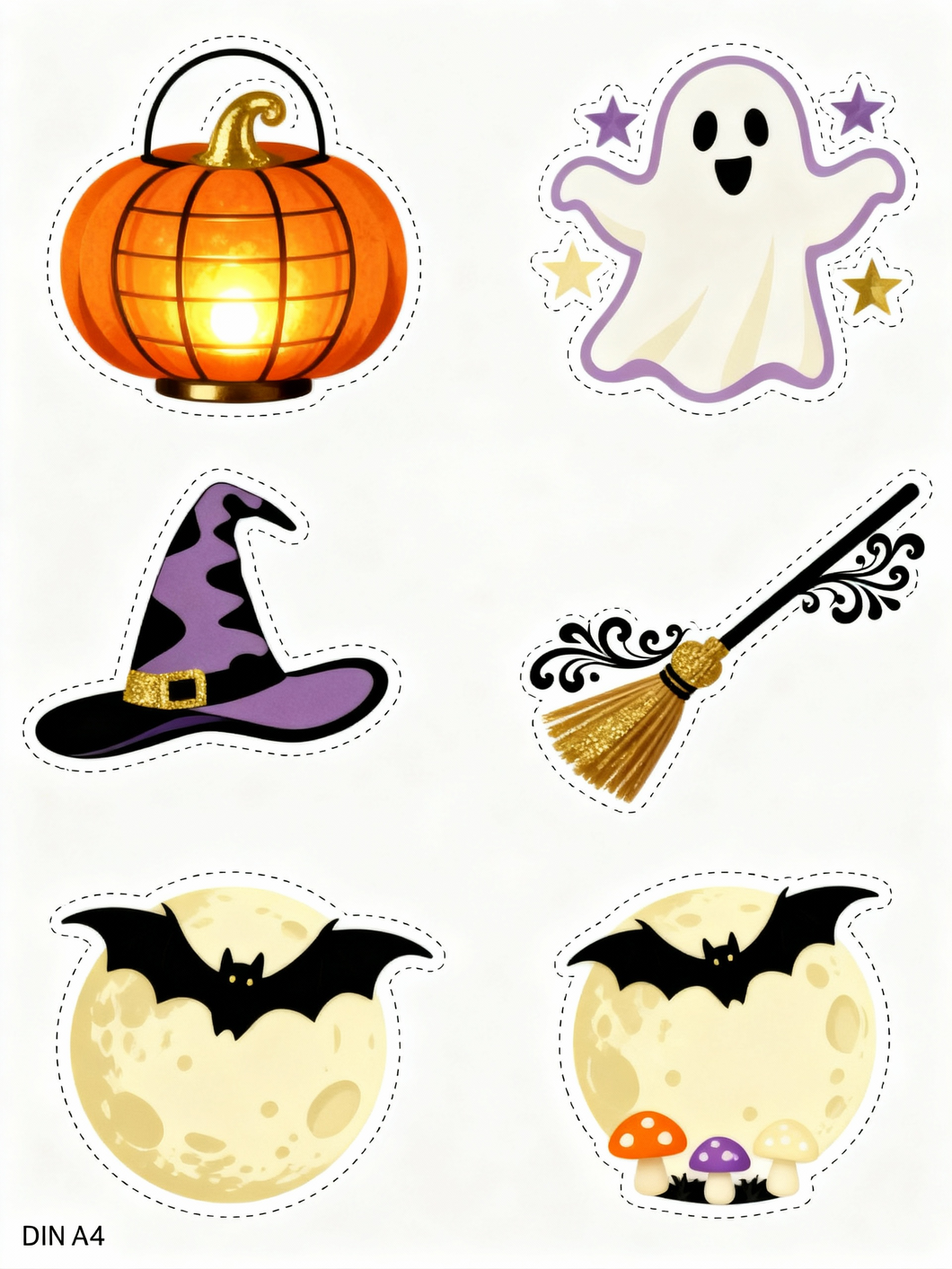 Essbares Tortenbild - Happy Halloween Magic
