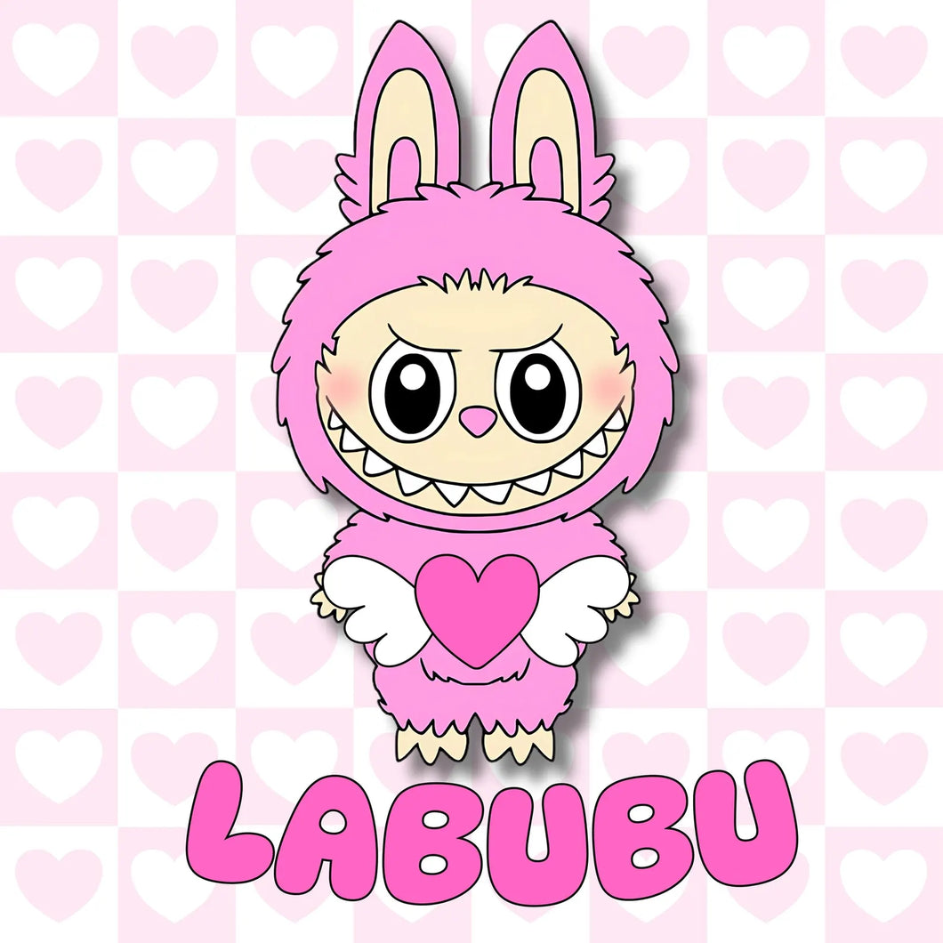 Essbares Tortenbild - Labubu