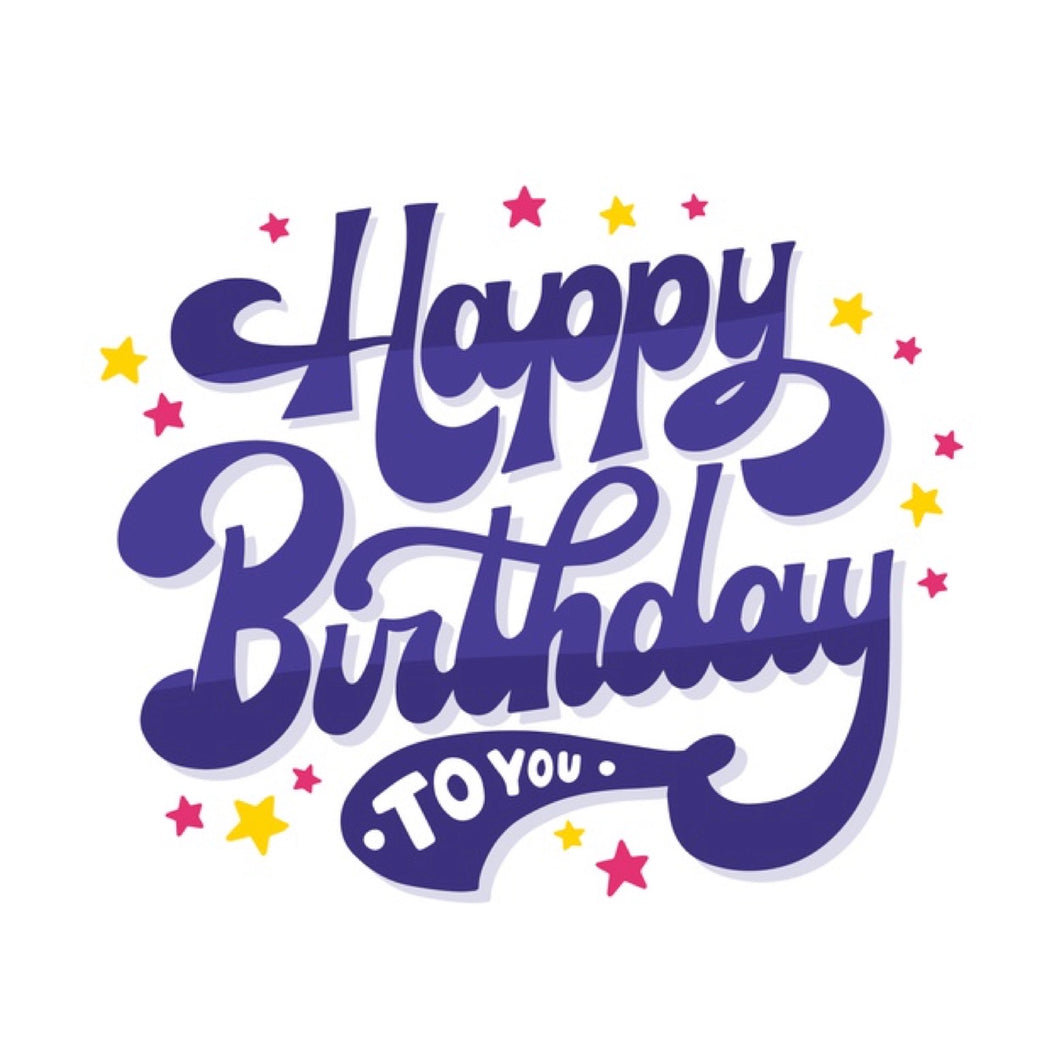 Essbares Tortenbild - Geburtstag - Style und Sterne